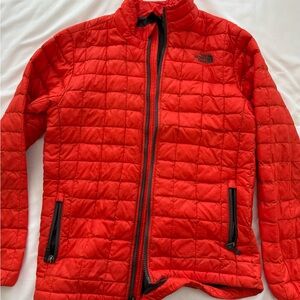 The North Face Kids Orange Puffer Jacket